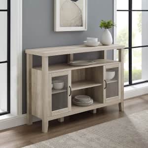 Walker Edison Tall Wood Universal TV Stand for $275 Walker Edison Tall Wood Universal TV Stand for $275