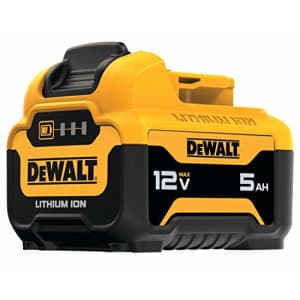 DEWALT DCB126 12V MAX* 5.0Ah Lithium Ion Battery for $70 DEWALT DCB126 12V MAX* 5.0Ah Lithium Ion Battery for $70