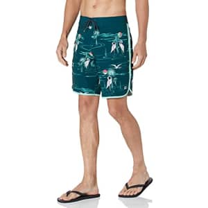 Billabong Men's Standard 73 Line Up Pro Boardshorts, 4-Way Performance Stretch, 19 Inch Outseam, for $17