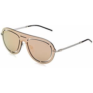 Emporio Armani EA2057 30154Z Grey Mirror Rose Gold EA2057 Pilot Sunglasses Lens for $88