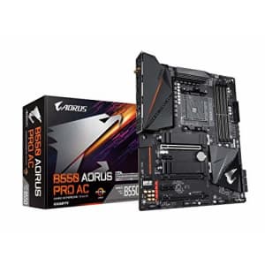 GIGABYTE B550 AORUS PRO AC (AM4 AMD/B550/ATX/Dual M.2/SATA 6Gb/s/USB 3.2 Gen 2/Intel Dual Band for $140 GIGABYTE B550 AORUS PRO AC (AM4 AMD/B550/ATX/Dual M.2/SATA 6Gb/s/USB 3.2 Gen 2/Intel Dual Band for $140