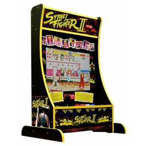 Arcade1UP Street Fighter Partycade 8-Game Retro Video Game Cabinet for $239