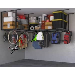 SafeRacks 4x8-Foot Overhead Garage Storage Racks Combo Kit for $240 for members SafeRacks 4x8-Foot Overhead Garage Storage Racks Combo Kit for $240 for members