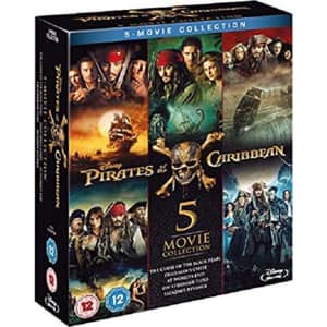 Pirates of the Caribbean 5-Film Collection on Blu-ray for $23