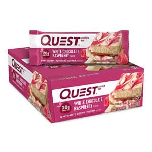 Quest Nutrition- High Protein, Low Carb, Gluten Free, Keto Friendly, 12 Count White Chocolate for $22
