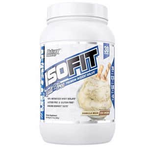 Nutrex Research IsoFit | Whey Protein Powder Instantized 100% Whey Protein Isolate | Muscle for $45 Nutrex Research IsoFit | Whey Protein Powder Instantized 100% Whey Protein Isolate | Muscle for $45