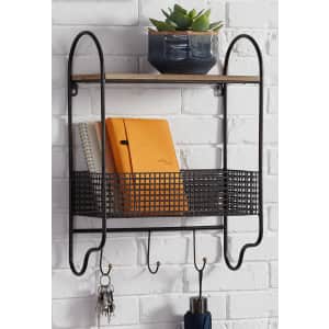 StyleWell Metal Wall Organizer w/ Basket for $33 StyleWell Metal Wall Organizer w/ Basket for $33