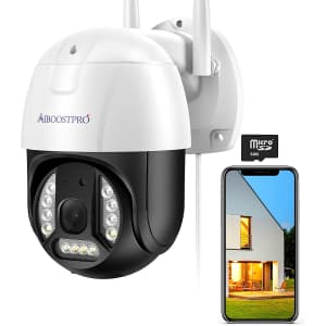 Aiboostpro 2K ProHD 3MP WiFi Outdoor Security Camera for $60