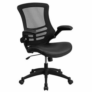 Flash Furniture Mid-Back Mesh with LeatherSoft Seat Desk Chair for $123 Flash Furniture Mid-Back Mesh with LeatherSoft Seat Desk Chair for $123