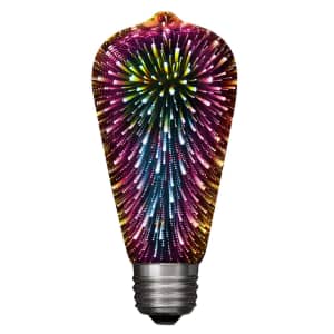 Feit Electric Infinity 3D Fireworks Effect LED Light Bulb for $10