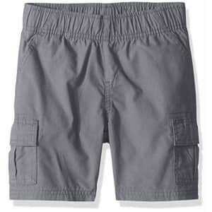 The Children's Place Boys' Uniform Pull On Cargo Shorts, Storm, 12 for $9