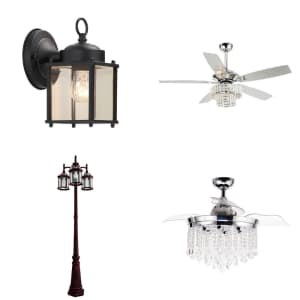 Decor Lighting and Ceiling Fans at Lowe's: Up to 45% off