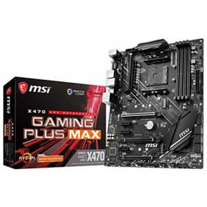 MSI Performance Gaming AMD X470 Ryzen 2ND and 3rd Gen AM4 DDR4 DVI HDMI Onboard Graphics CFX ATX for $120