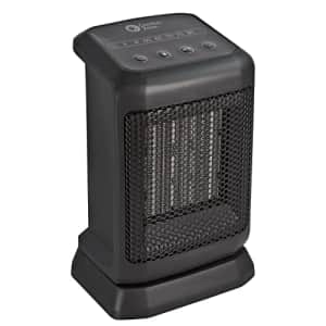 Comfort Zone CZ465EBK 750/1,500-Watt Oscillating Digital Ceramic Heater, Energy Save Smart Heat for $28