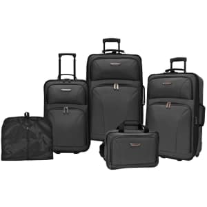 Traveler's Choice Ultimate 5-Piece Wheeled Luggage Set for $100 Traveler's Choice Ultimate 5-Piece Wheeled Luggage Set for $100