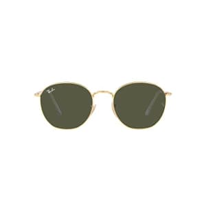 Ray-Ban RB3772 Rob Round Sunglasses, Gold/Green, 54 mm for $114