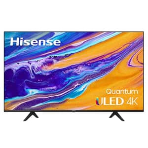 Hisense ULED 4K Premium 55U6G Quantum Dot QLED Series 55-Inch Android Smart TV with Alexa for $448 Hisense ULED 4K Premium 55U6G Quantum Dot QLED Series 55-Inch Android Smart TV with Alexa for $448