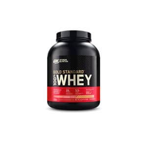 Optimum Nutrition Gold Standard 100% Whey Protein Powder, Strawberry Banana, 5 Pound (Packaging May for $75