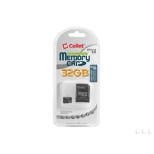 Cellet 32GB Samsung S5750 Micro SDHC Card is Custom Formatted for digital high speed, lossless for $30