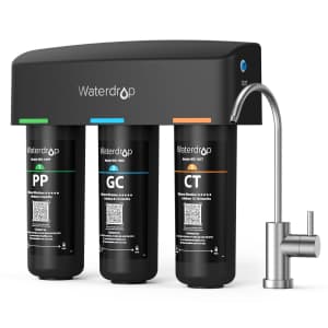 Waterdrop 3-Stage High-Capacity Under Sink Water Filter w/ Faucet for $87 Waterdrop 3-Stage High-Capacity Under Sink Water Filter w/ Faucet for $87