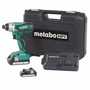 Metabo HPT 18V Cordless Impact Driver Kit, Two Lithium Ion Batteries, Powerful 1, 280 In/Lbs for $110