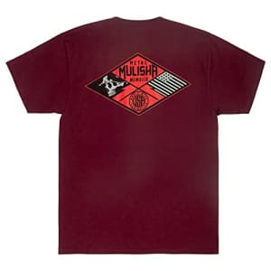 Metal Mulisha Men's Kicks T-Shirt, Burgundy, Medium for $20