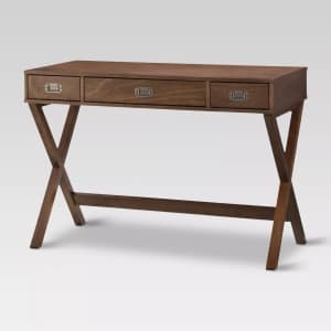 Threshold Campaign Wood Writing Desk for $122 w/ Target Circle Threshold Campaign Wood Writing Desk for $122 w/ Target Circle