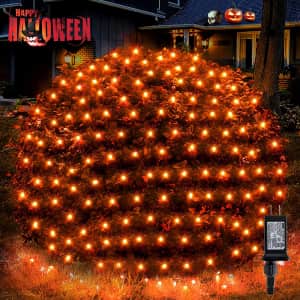 BlcTec 200-LED 8x5-Foot Halloween Net Lights for $20