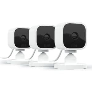 Blink Mini Compact Indoor Plug-in Cam 3-Pack for $50
