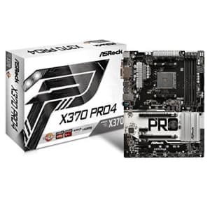 ASRock Socket AM4/ AMD Promontory X370/ DDR4/ Quad CrossFireX/ SATA3&USB3.1/ M.2/ A&GbE/ATX for $104 ASRock Socket AM4/ AMD Promontory X370/ DDR4/ Quad CrossFireX/ SATA3&USB3.1/ M.2/ A&GbE/ATX for $104