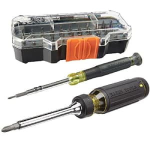 Klein Tools 80066 Precision Driver Kit with Multi-Bit Screwdriver and All-in-One Repair Tool Kit for $41