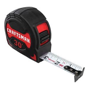 CRAFTSMAN Tape Measure, PRO-10, 30-Foot (CMHT37430S) for $21