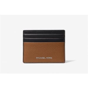 Michael Kors Men's Cooper Pebbled Leather Tall Card Case for $29