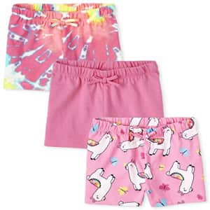 The Children's Place Baby Girls' Casual Shorts, Pack of Three, in The Pink, 2T for $14 The Children's Place Baby Girls' Casual Shorts, Pack of Three, in The Pink, 2T for $14