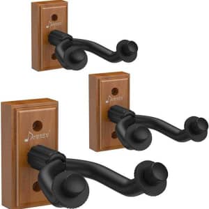 Donner Guitar Wall Mount Hanger 3-Pack for $16 Donner Guitar Wall Mount Hanger 3-Pack for $16