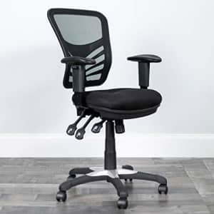 Flash Furniture Mid-Back Black Mesh Multifunction Executive Swivel Ergonomic Office Chair with for $178