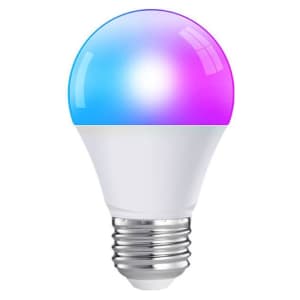 RGBW Smart WiFi Light Bulb 4-Pack for $22