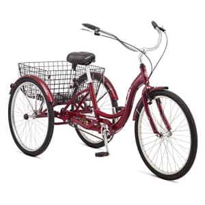 Schwinn Meridian Adult Tricycle Bike, Three Wheel Cruiser, 26-Inch Wheels, Low Step-Through for $392