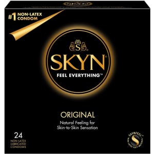 SKYN Original Non-Latex Condoms 24-Pack for $9.96 w/ Sub & Save