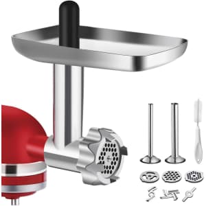 Bqypower Metal Food Grinder Attachment for KitchenAid Stand Mixers for $20 Bqypower Metal Food Grinder Attachment for KitchenAid Stand Mixers for $20