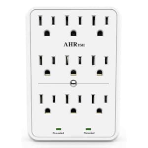 Powrui 9-Outlet Surge Protector for $7 Powrui 9-Outlet Surge Protector for $7