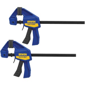 Irwin Quick-Grip 6" Bar Clamp 2-Pack for $15