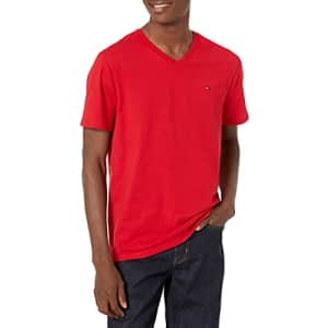 Tommy Hilfiger mens Tommy Hilfiger Men's Flag V Neck Tee T Shirt, Apple Red, XX-Large US for $15 Tommy Hilfiger mens Tommy Hilfiger Men's Flag V Neck Tee T Shirt, Apple Red, XX-Large US for $15