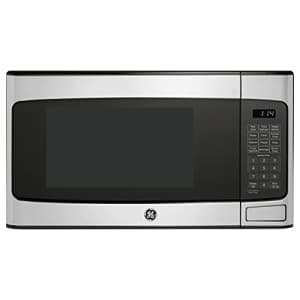 GE JESP113SPSS Countertop Microwave Oven, 1.1 Cubic Feet, Stainless Steel for $137