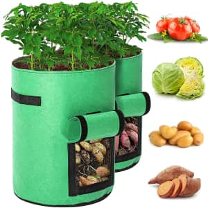 Tvird 10-Gallon Potato Grow Bags 2-Pack for $13 Tvird 10-Gallon Potato Grow Bags 2-Pack for $13