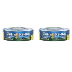 Duck Brand 240194 Clean Release Painter's Tape, 1.41 in. x 60 yd., Blue (Pack of 2) for $4 Duck Brand 240194 Clean Release Painter's Tape, 1.41 in. x 60 yd., Blue (Pack of 2) for $4