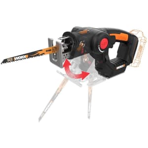 Worx 20V Power Share Axis Cordless Reciprocating & Jig Saw for $53