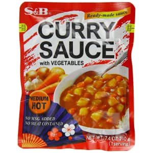 S&B 7.4-oz. Curry Sauce with Vegetables 10-Pack for $12 via Sub & Save