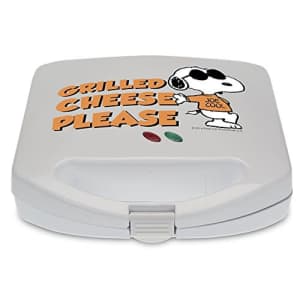 Smart Planet SGCM2 Peanuts Snoopy and Woodstock Grilled Cheese Sandwich Maker, White for $66