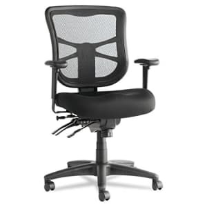 Alera Elusion Series Mesh Mid-Back Multifunction Chair, Black for $184